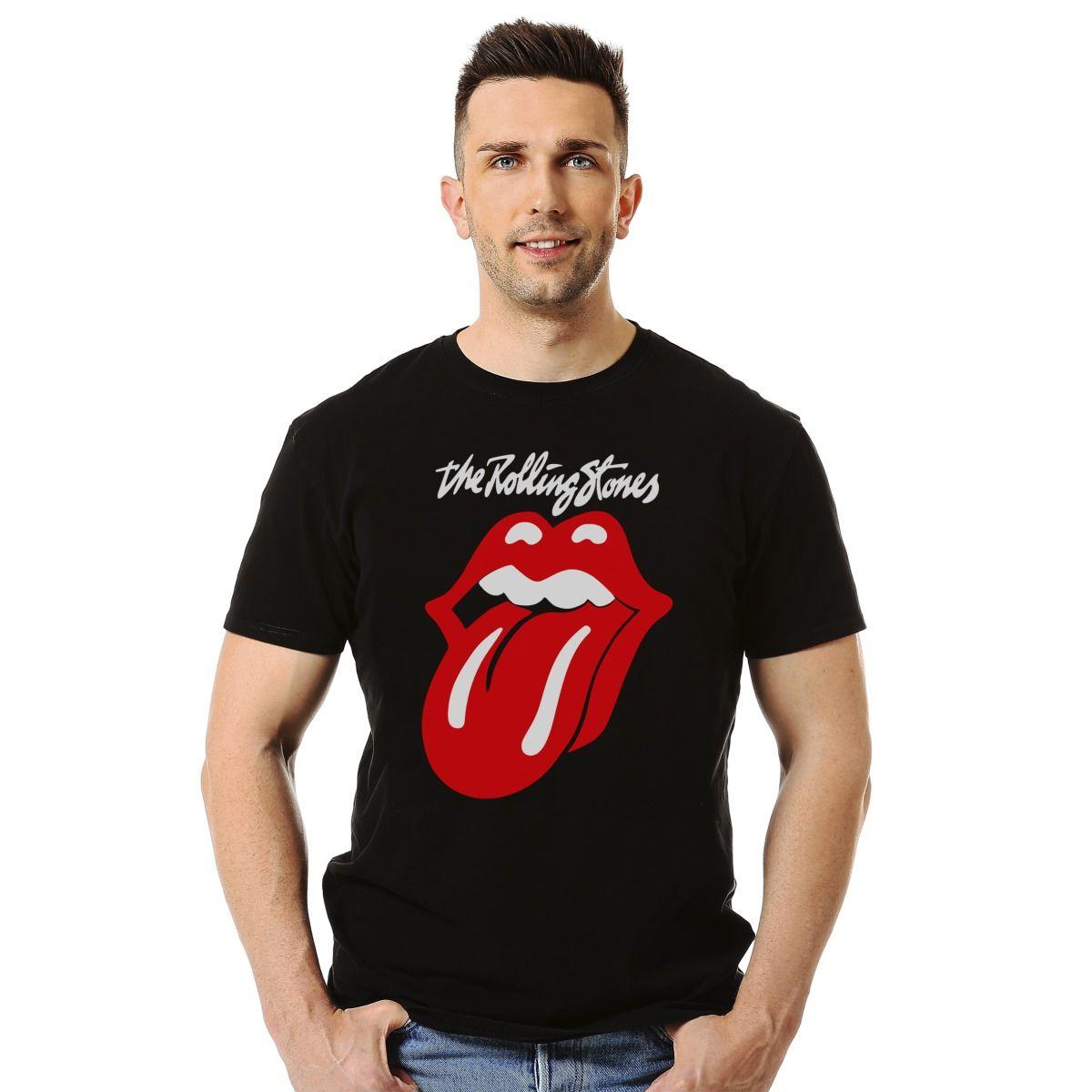 Polera The Rolling Stones Tongue And Logo Rock-2