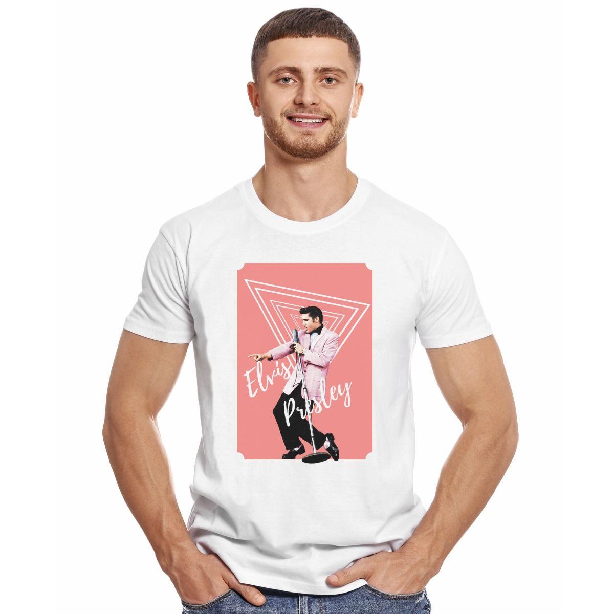 ELVIS PRESLEY SINGING MIC POLERA MANGA CORTA HOMBRE-2