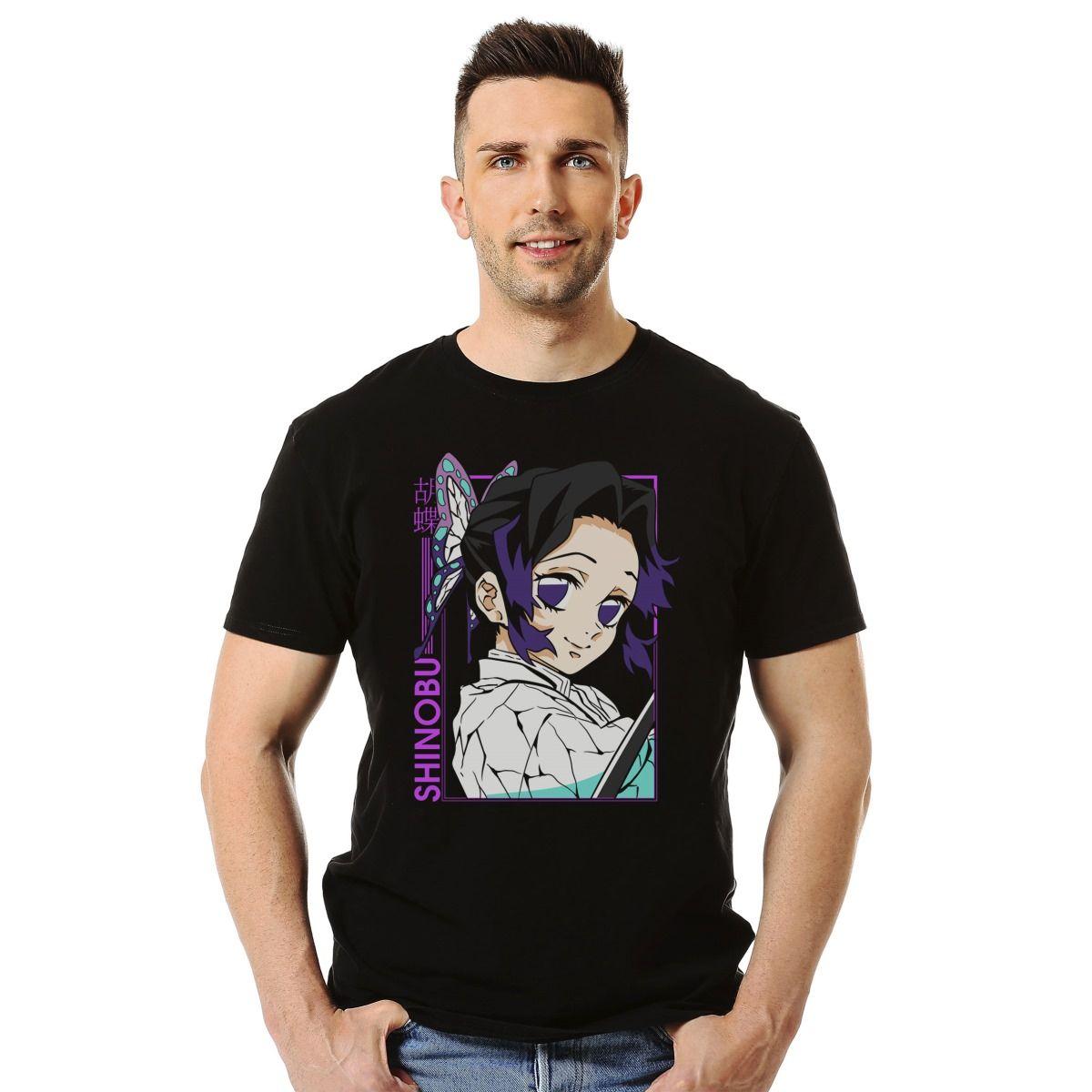 DEMON SLAYER SHINOBU 05 POLERA MANGA CORTA HOMBRE-2