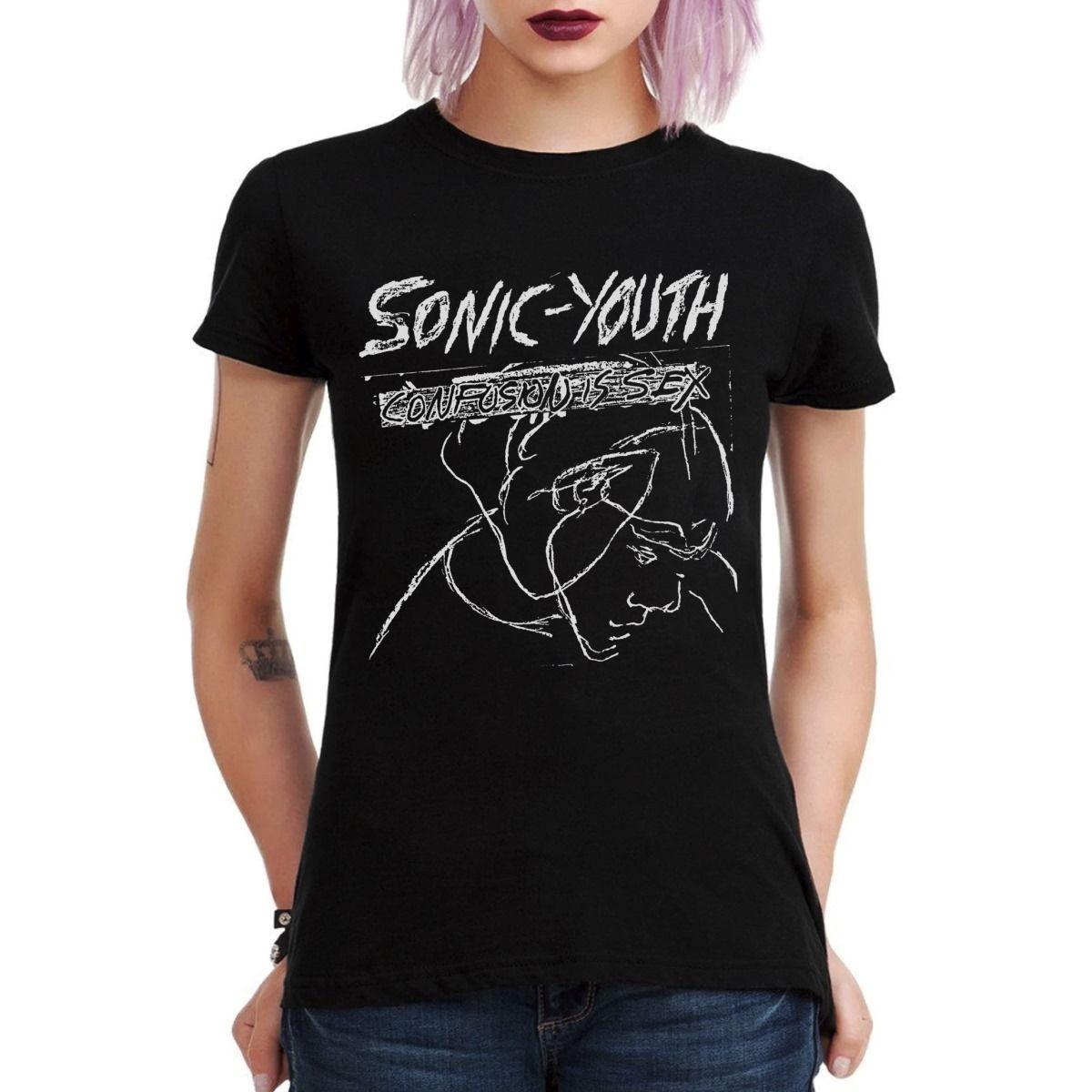 SONIC YOUTH CONFUSION IS SEX POLERA MUJER-2