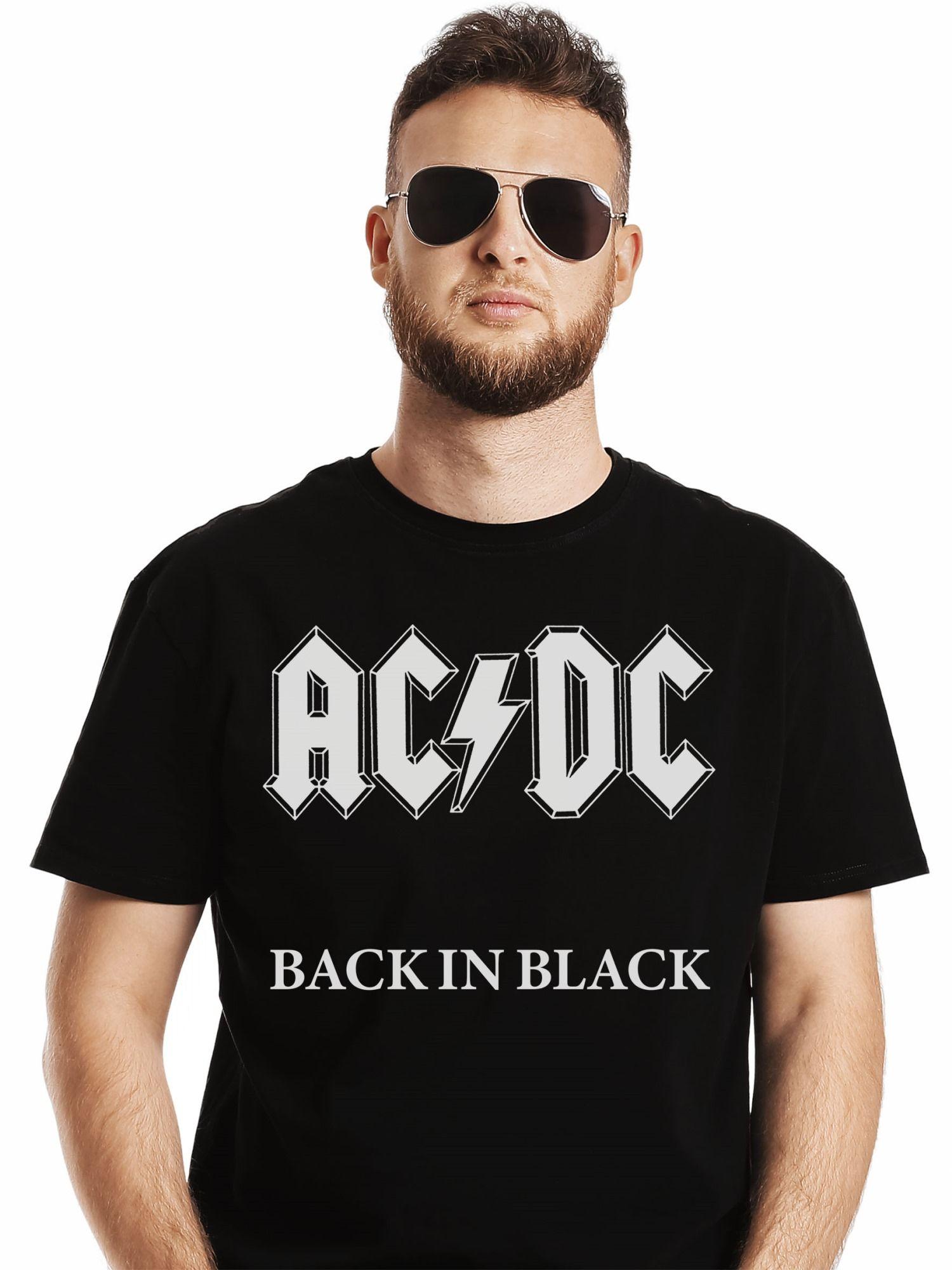 Polera Acdc Back In Black-0