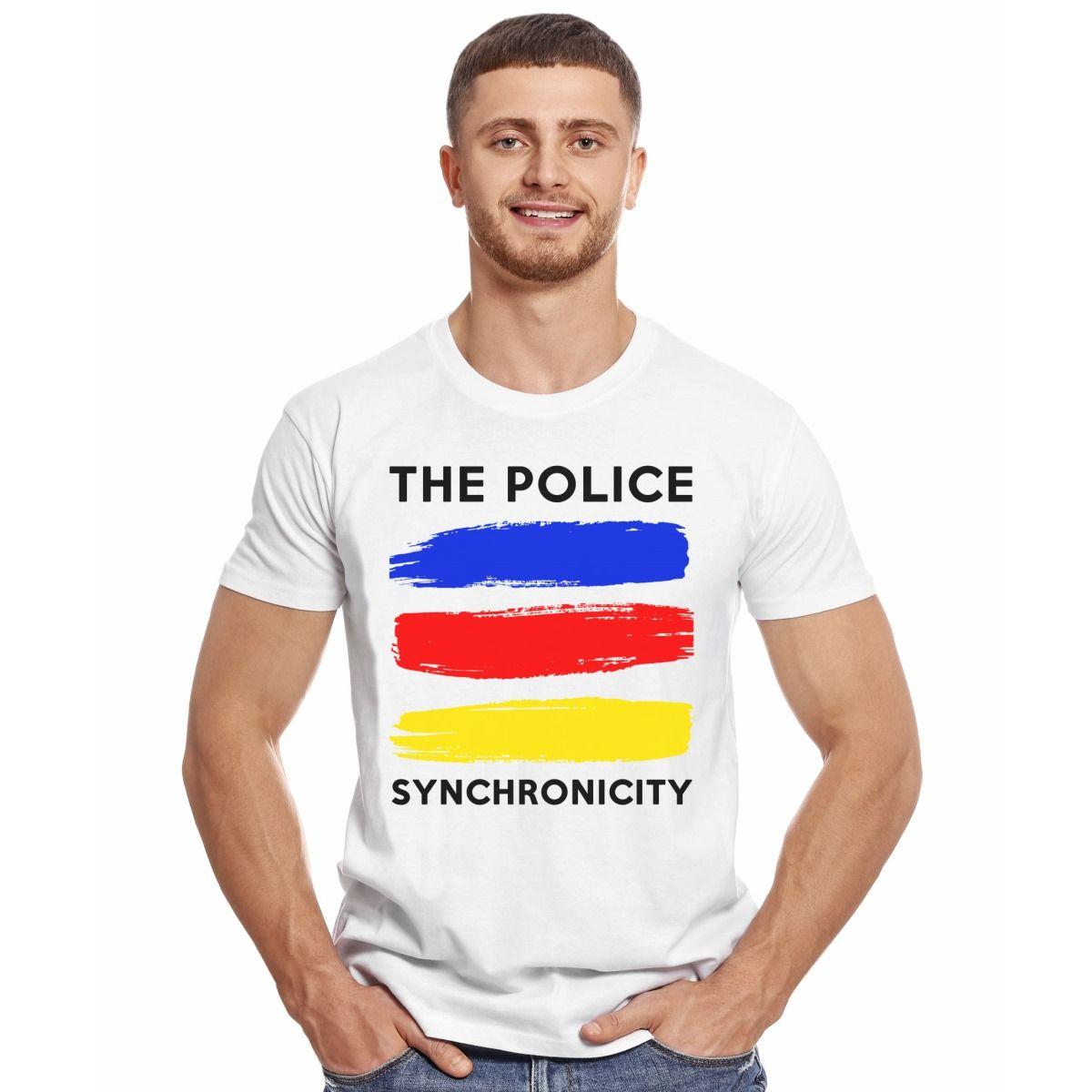 THE POLICE SYNCHRONICITY POLERA MANGA CORTA HOMBRE-2