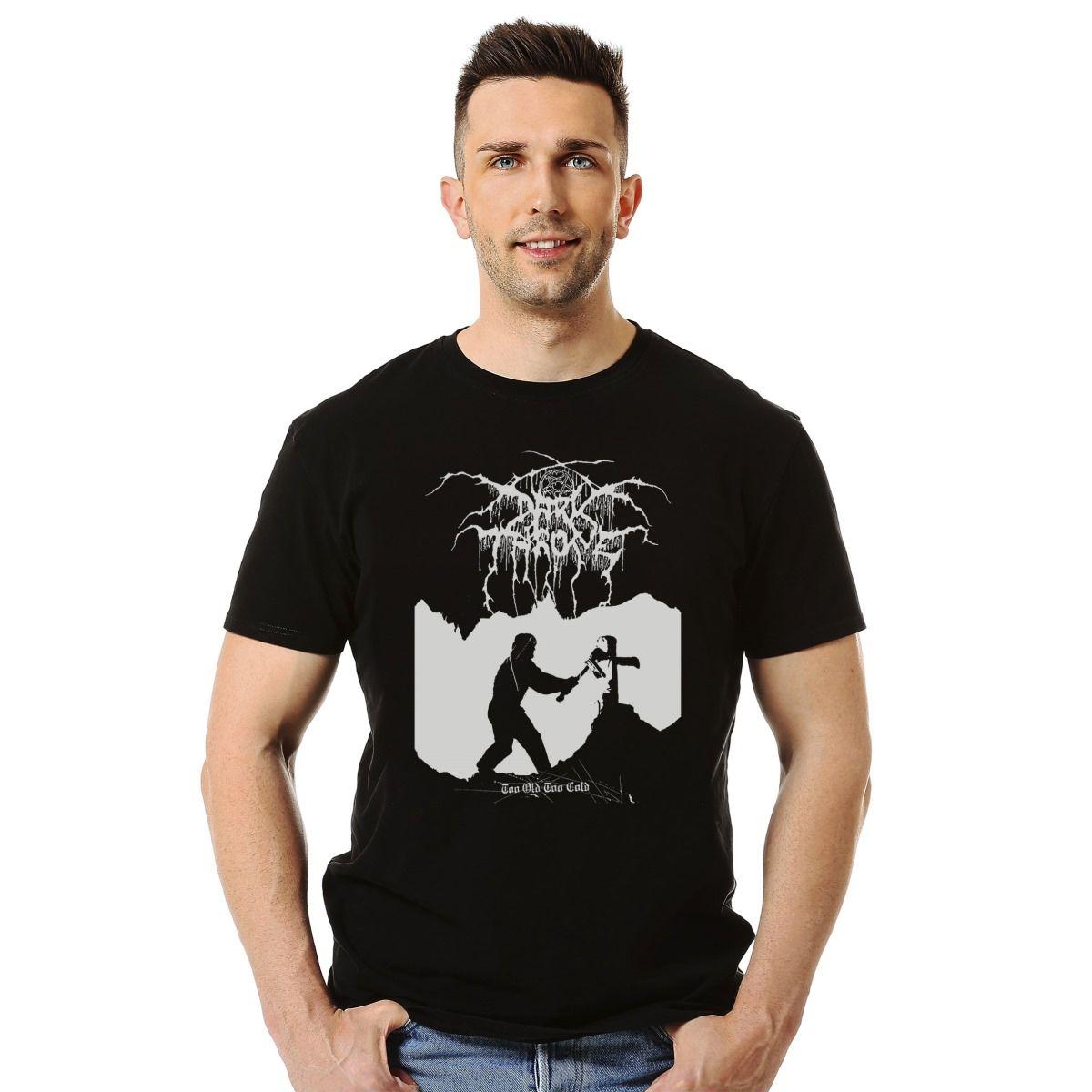 DARKTHRONE TOO OLD TOO COLD POLERA MANGA CORTA HOMBRE-2