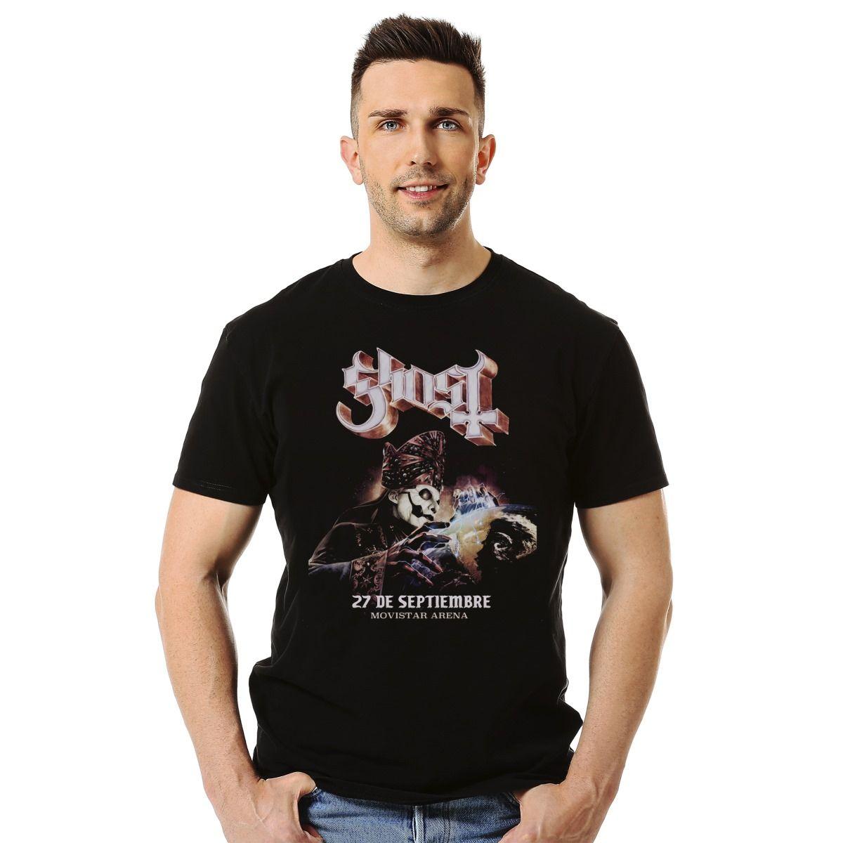 Polera Ghost En Chile 2023 Tour 27 Sept Movistar Arena Metal-2