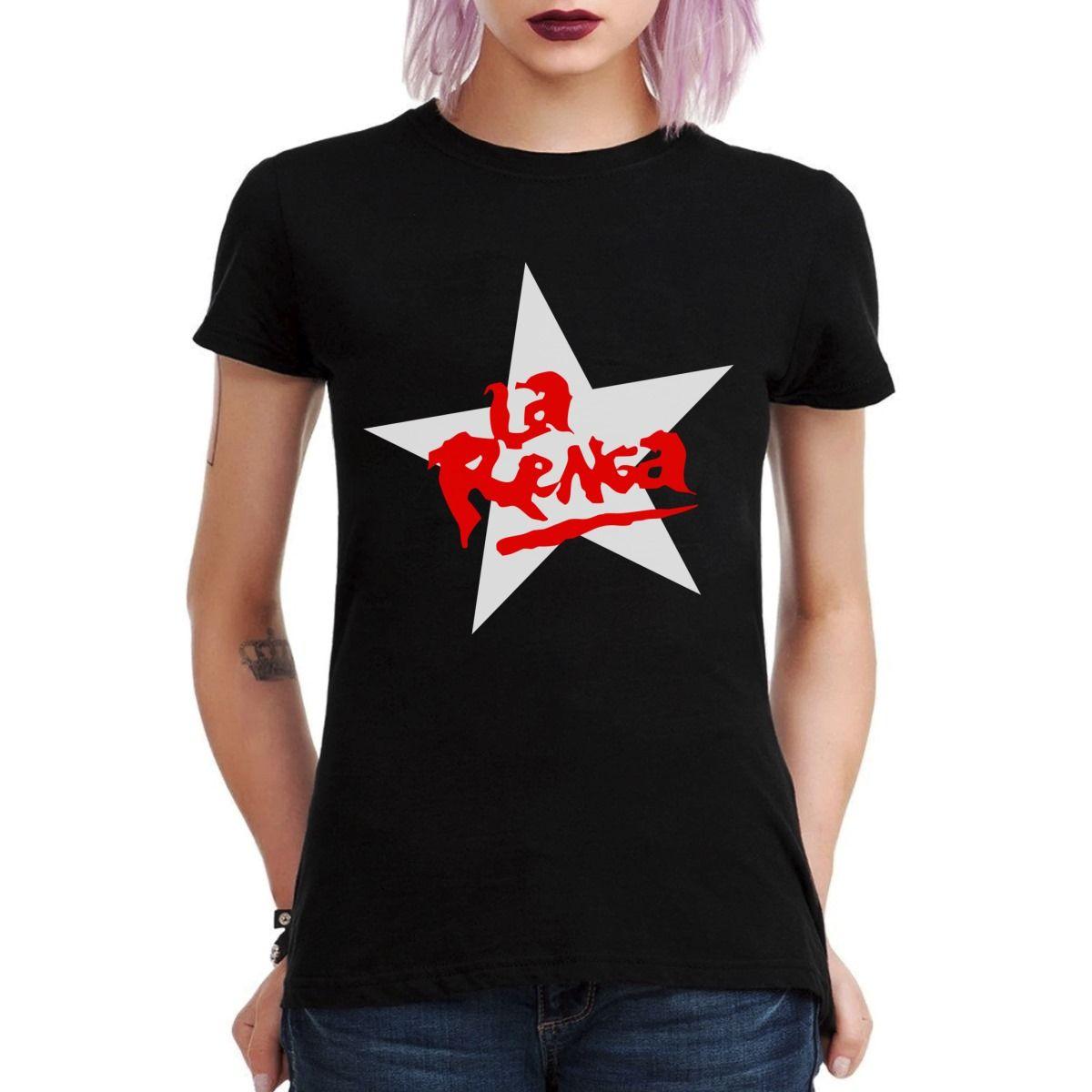 LA RENGA LOGO POLERA MUJER-2