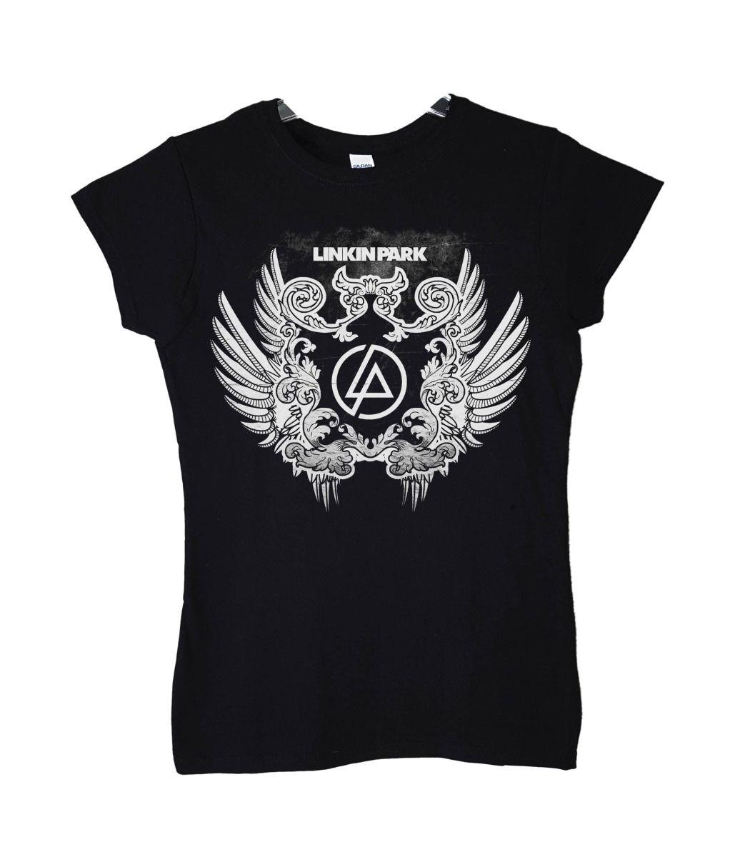 LINKIN PARK LOGO WINGS POLERA MUJER-1