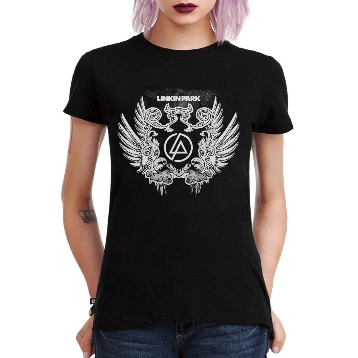 LINKIN PARK LOGO WINGS POLERA MUJER-2