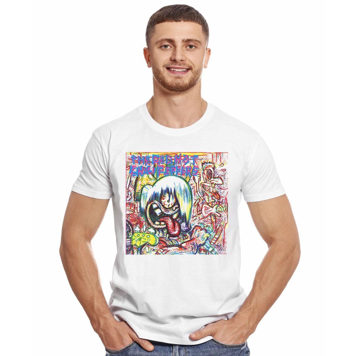 RED HOT CHILI PEPPERS ALBUM POLERA MANGA CORTA HOMBRE-2