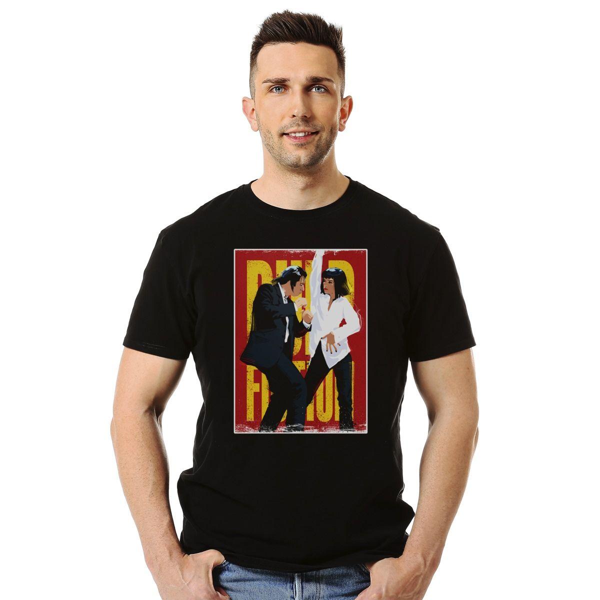 PULP FICTION DANCE POLERA MANGA CORTA HOMBRE-2