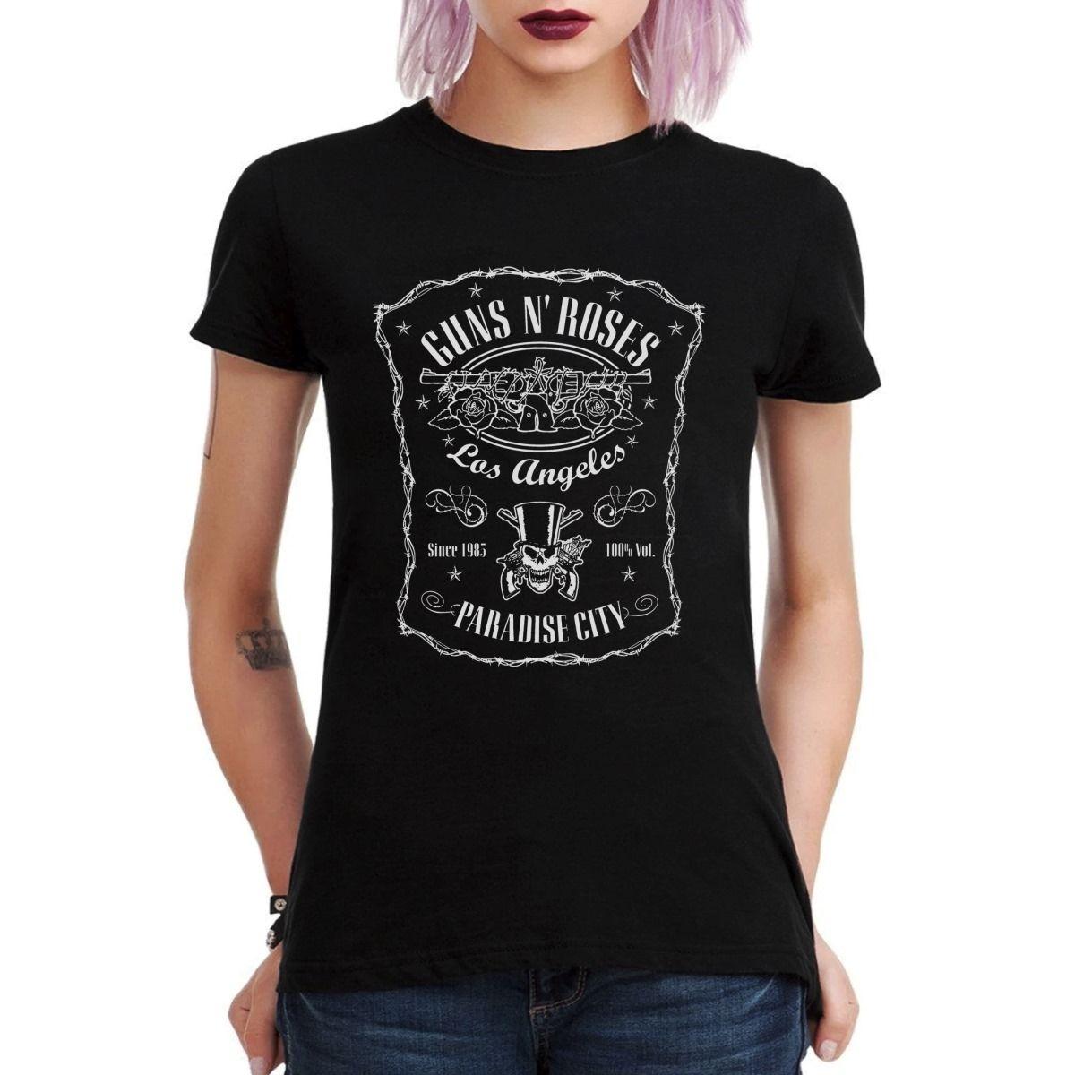 GUNS N ROSES PARADISE CITY POLERA MUJER-2