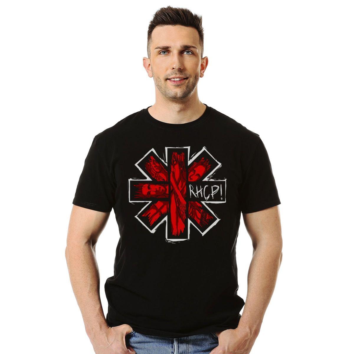 Polera Red Hot Chili Peppers Logo Integrantes Rock-2
