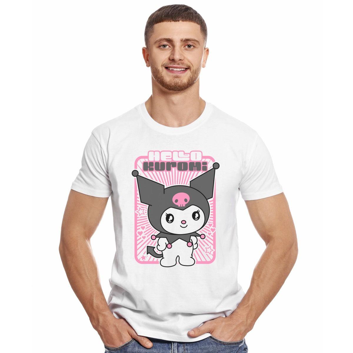 KUROMI HELLO KUROMI VECTOR POLERA MANGA CORTA HOMBRE-2