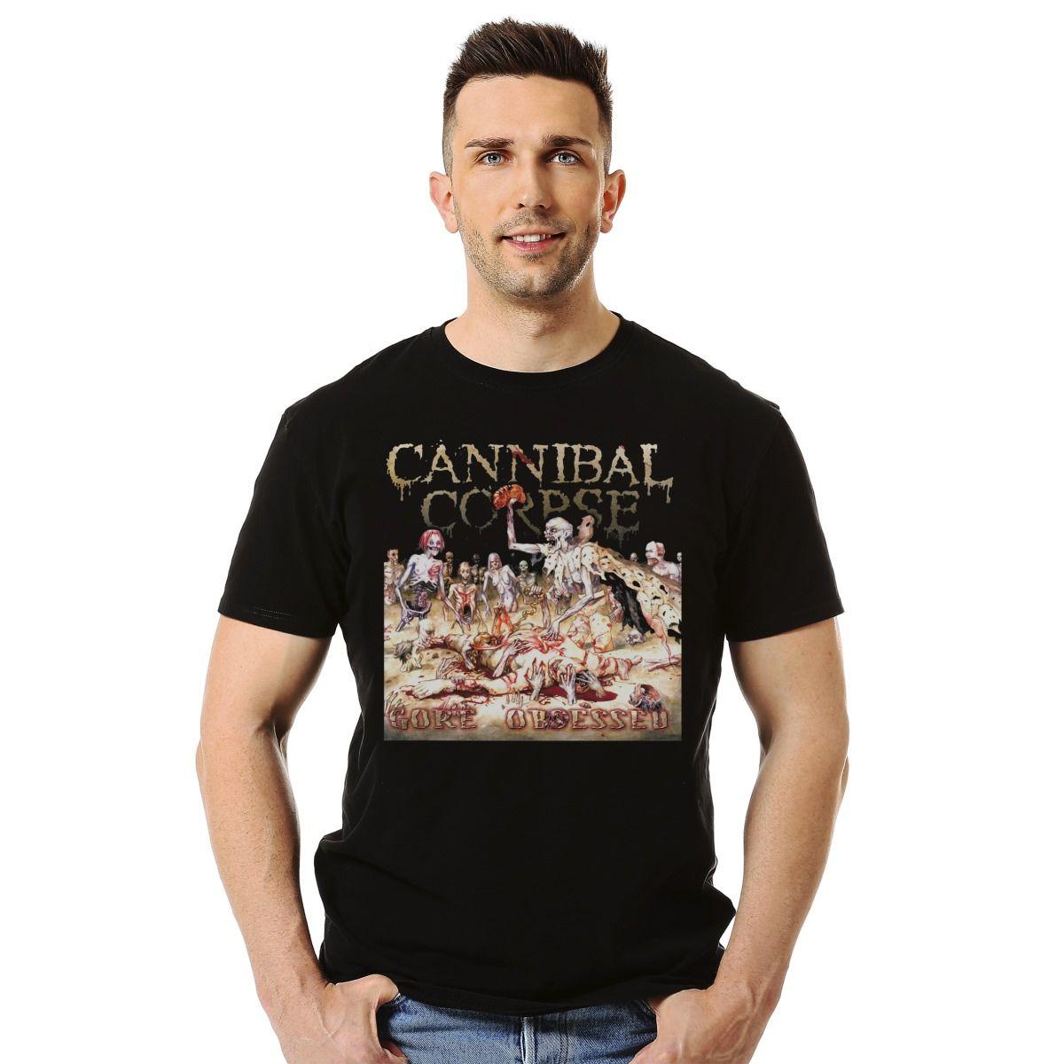 CANNIBAL CORPSE GORE OBSESSED POLERA MANGA CORTA HOMBRE-2