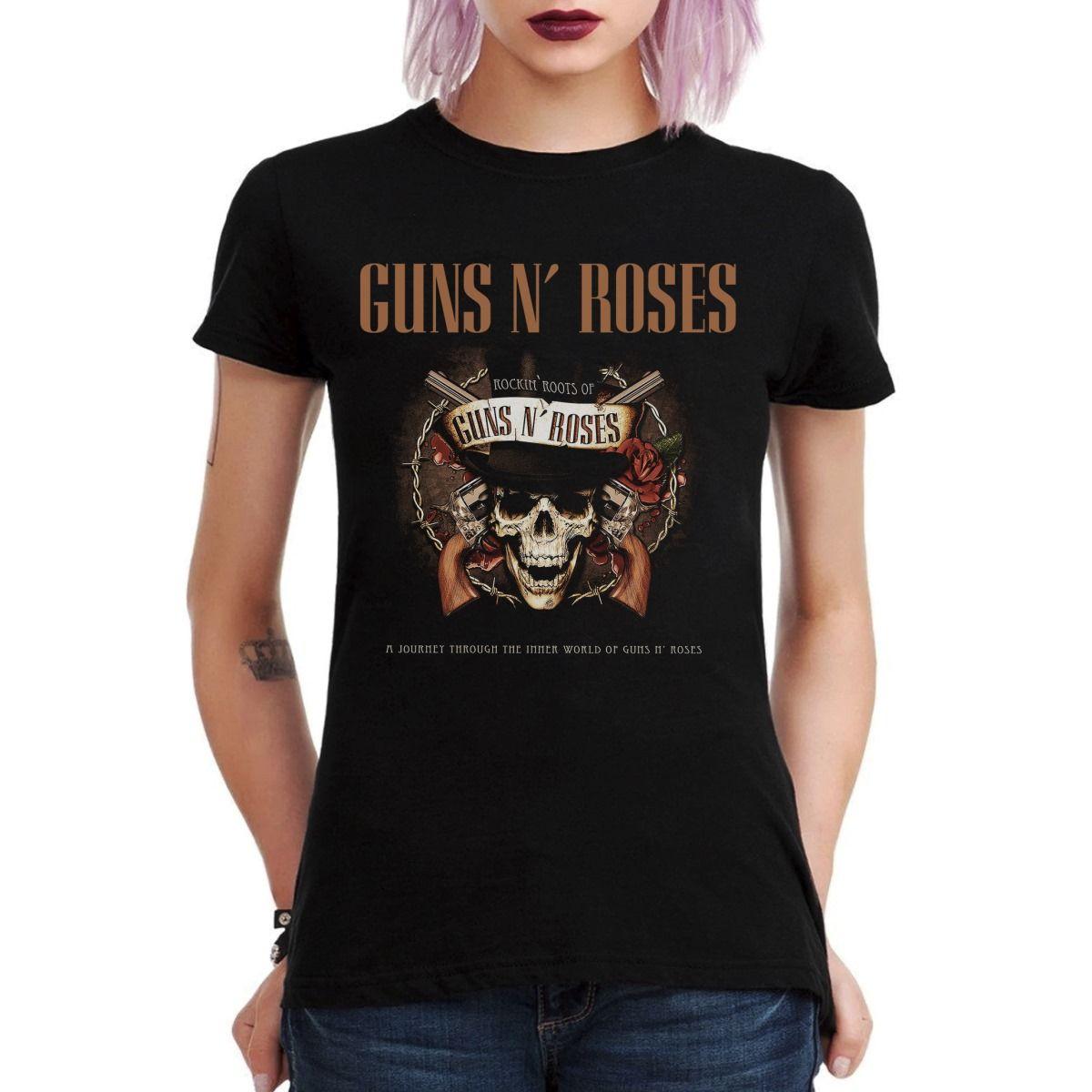 GUNS N ROSES ROCKING ROOTS POLERA MUJER-2