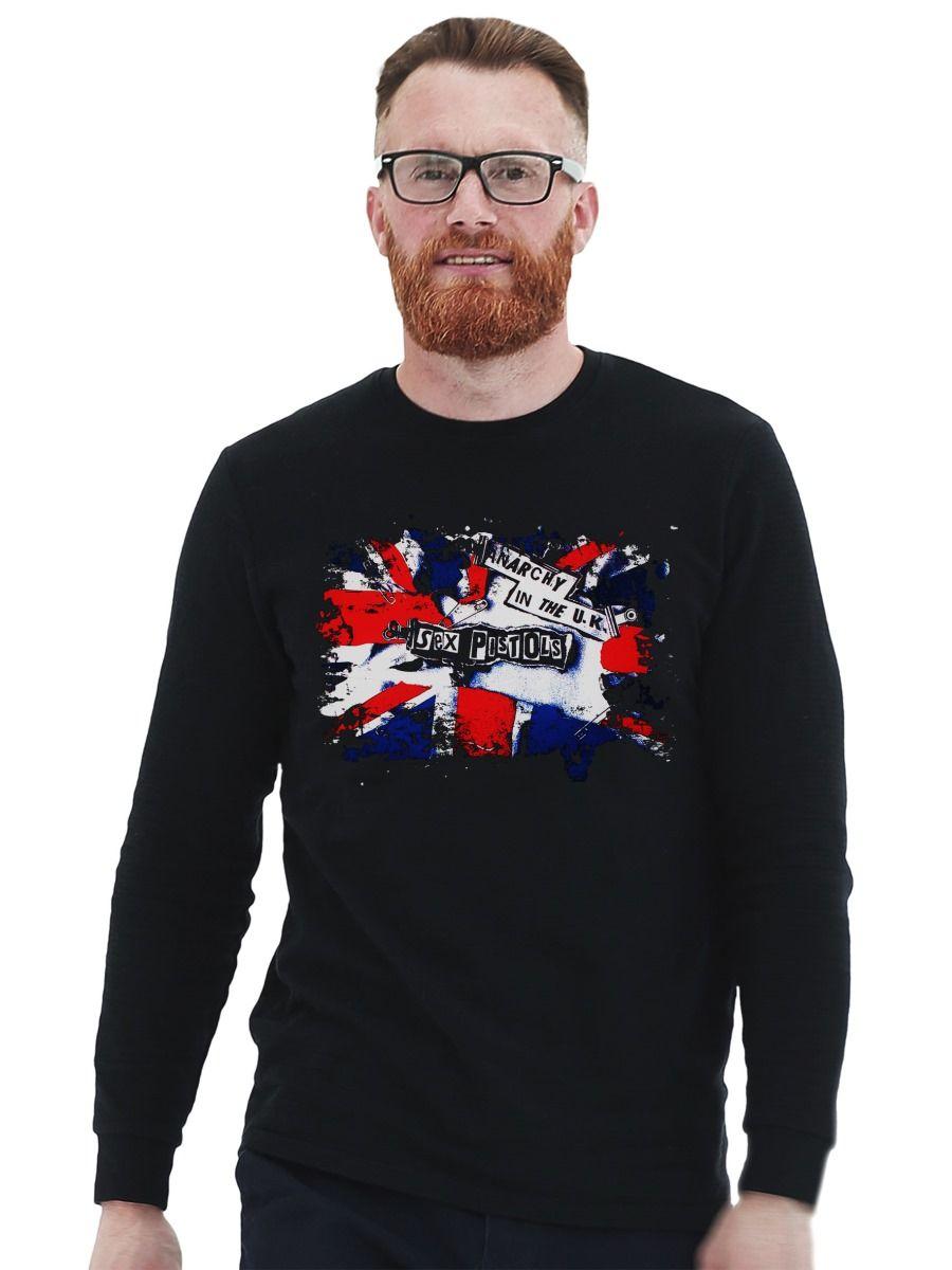 SEX PISTOLS ANARCHY IN THE UK POLERA MANGA LARGA-0