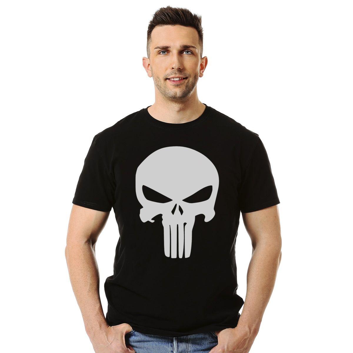 THE PUNISHER LOGO CLASICO POLERA MANGA CORTA HOMBRE-2
