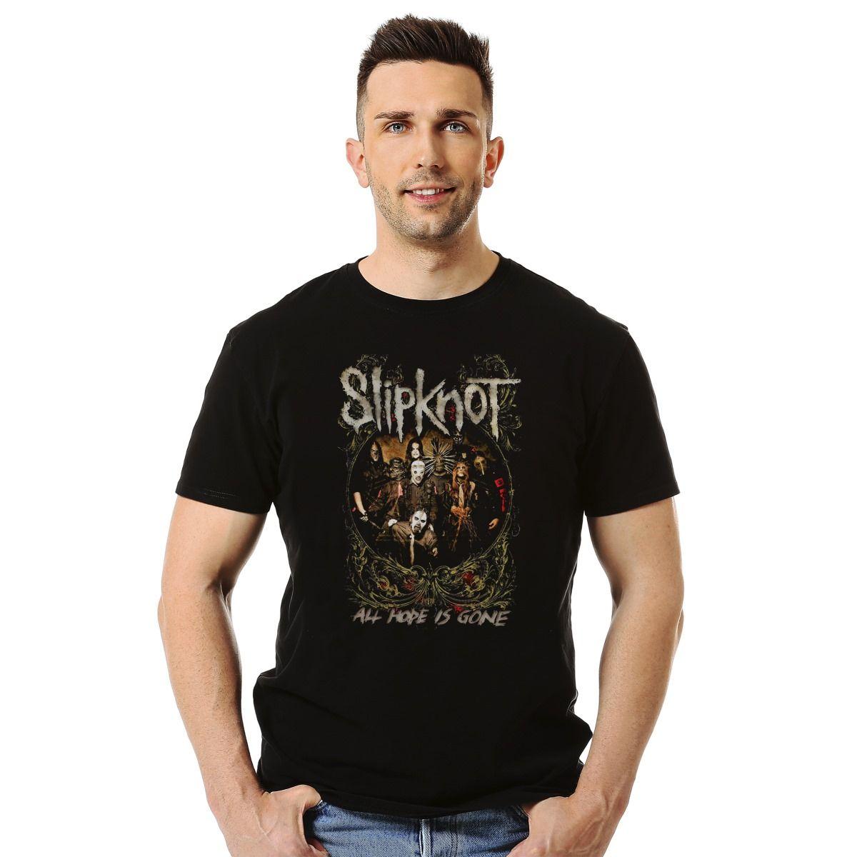 SLIPKNOT POSTER ALL HOPE IS GONE POLERA MANGA CORTA HOMBRE-2