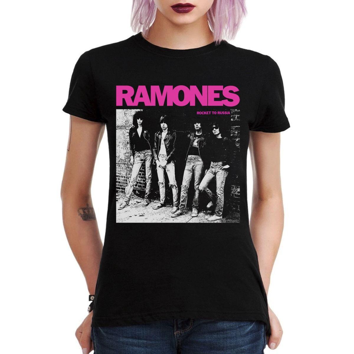 RAMONES ROCKET TO RUSSIA POLERA MUJER-2