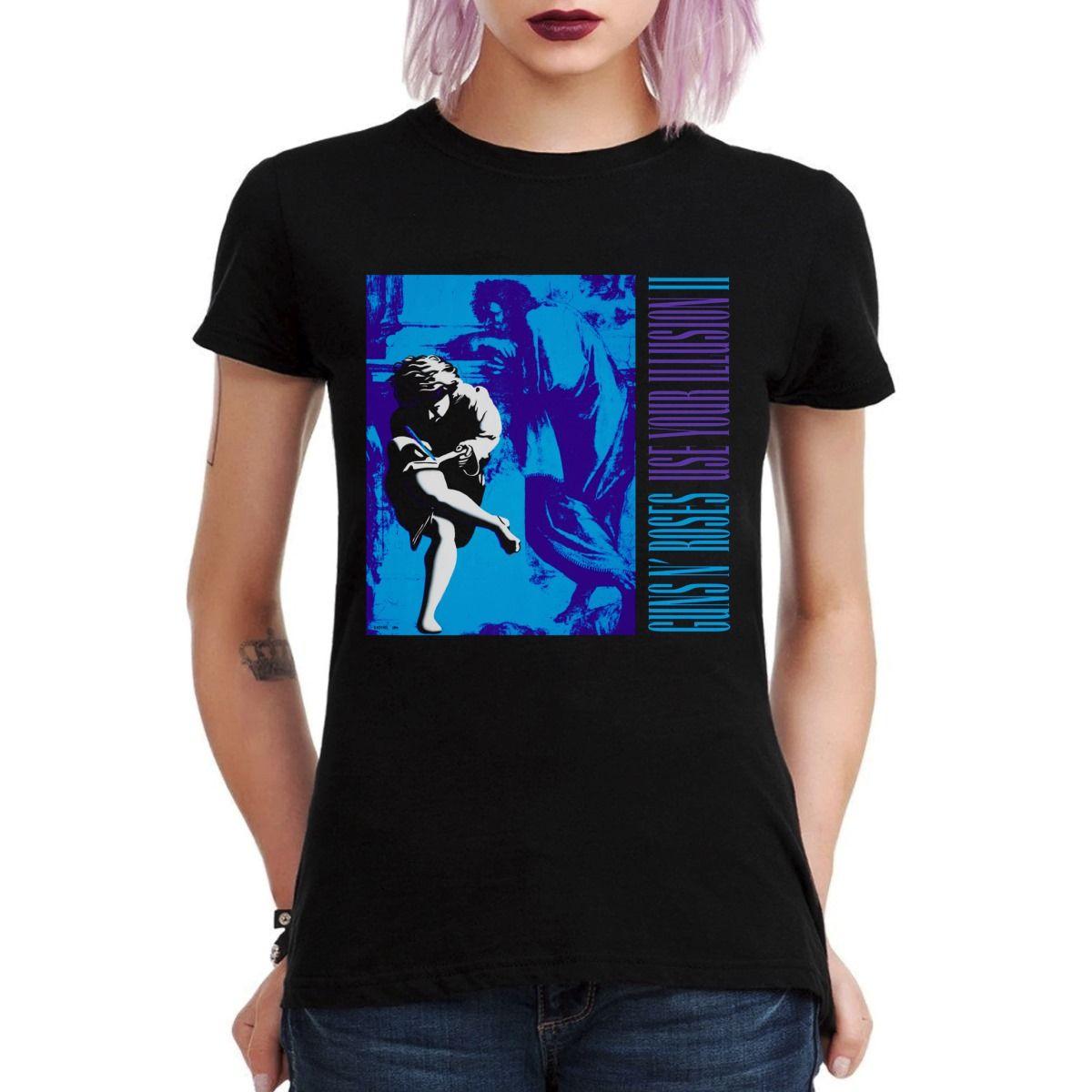 GUNS N ROSES USE YOUR ILUSION II POLERA MUJER-2