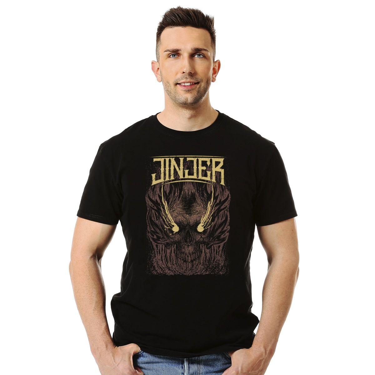 JINJER SKULL FIRE POLERA MANGA CORTA HOMBRE-2