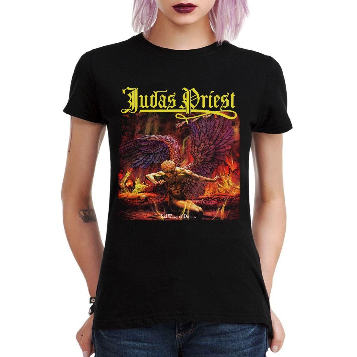 JUDAS PRIEST SAD WINGS OF DESTINY POLERA MUJER-2