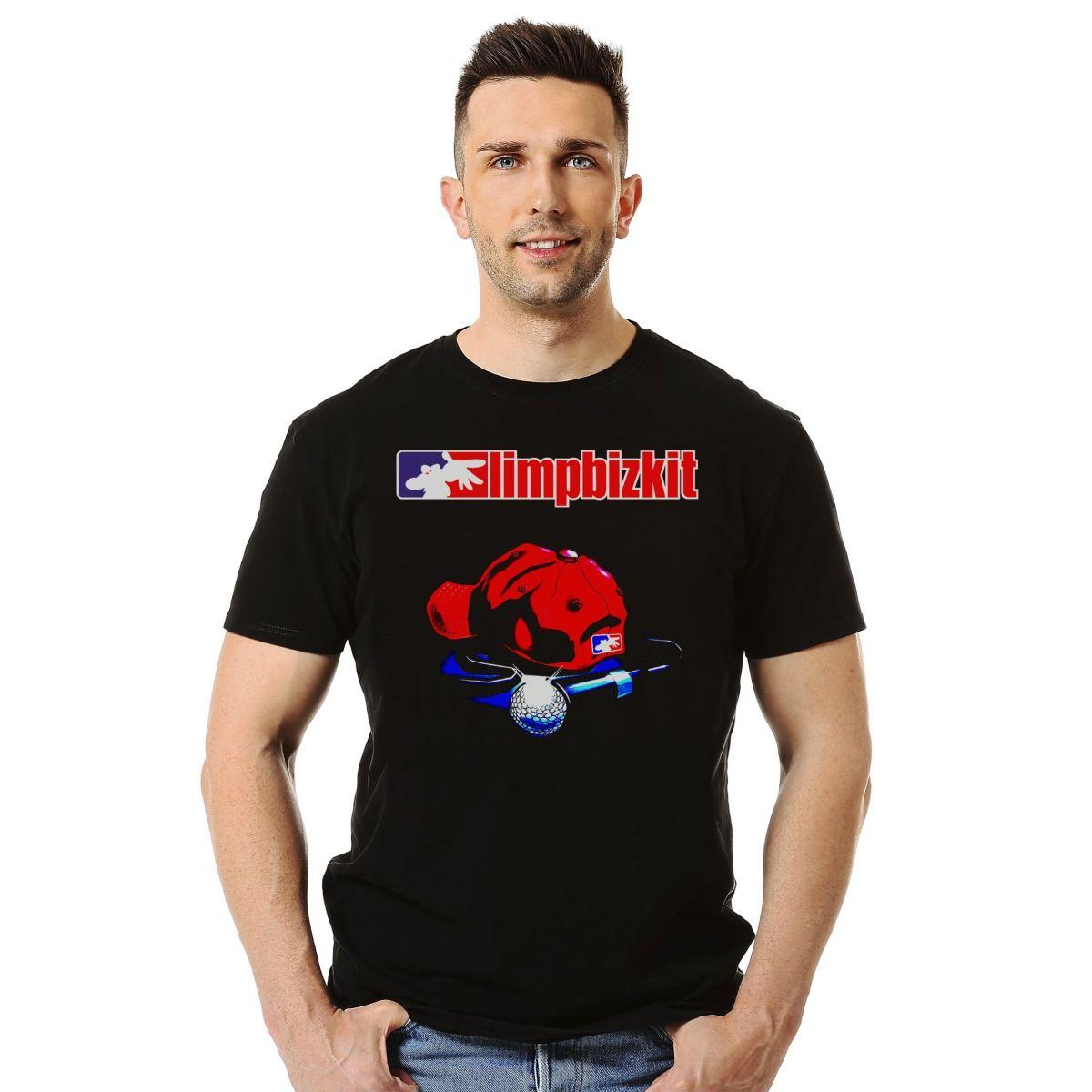 LIMP BIZKIT LOGO Y JOCKEY POLERA MANGA CORTA HOMBRE-2