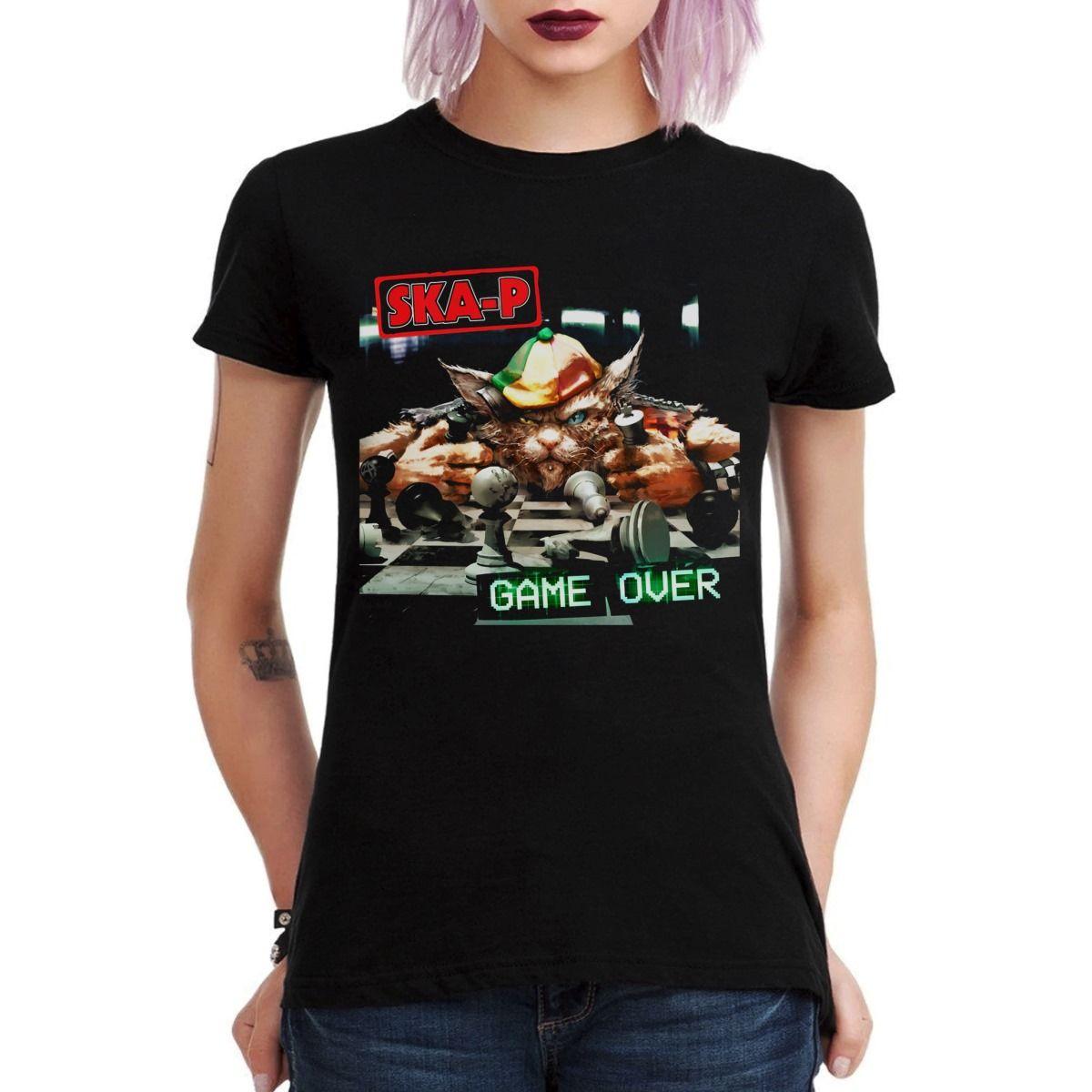 SKA-P GAME OVER POLERA MUJER-2