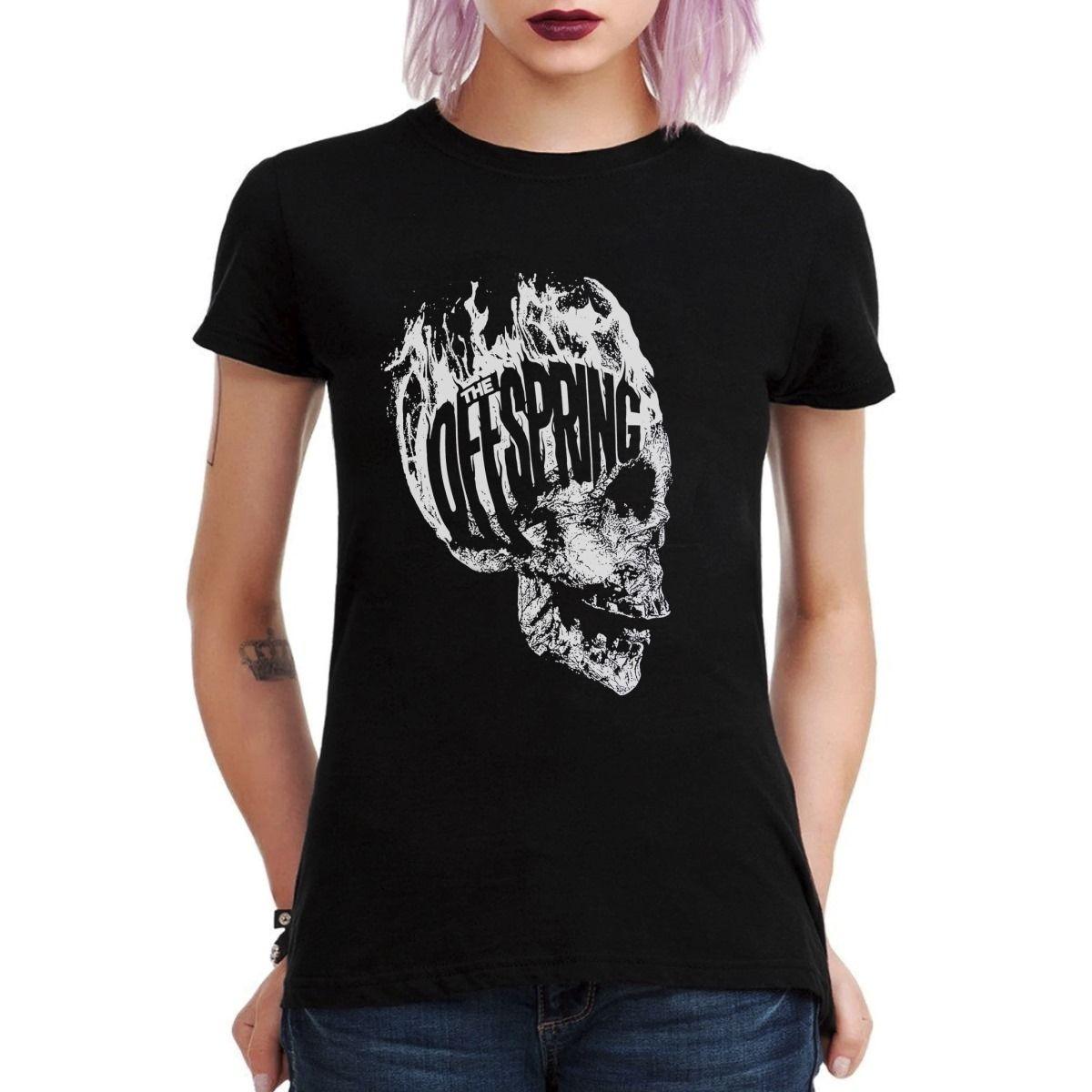 THE OFFSPRING SKULL POLERA MUJER-2