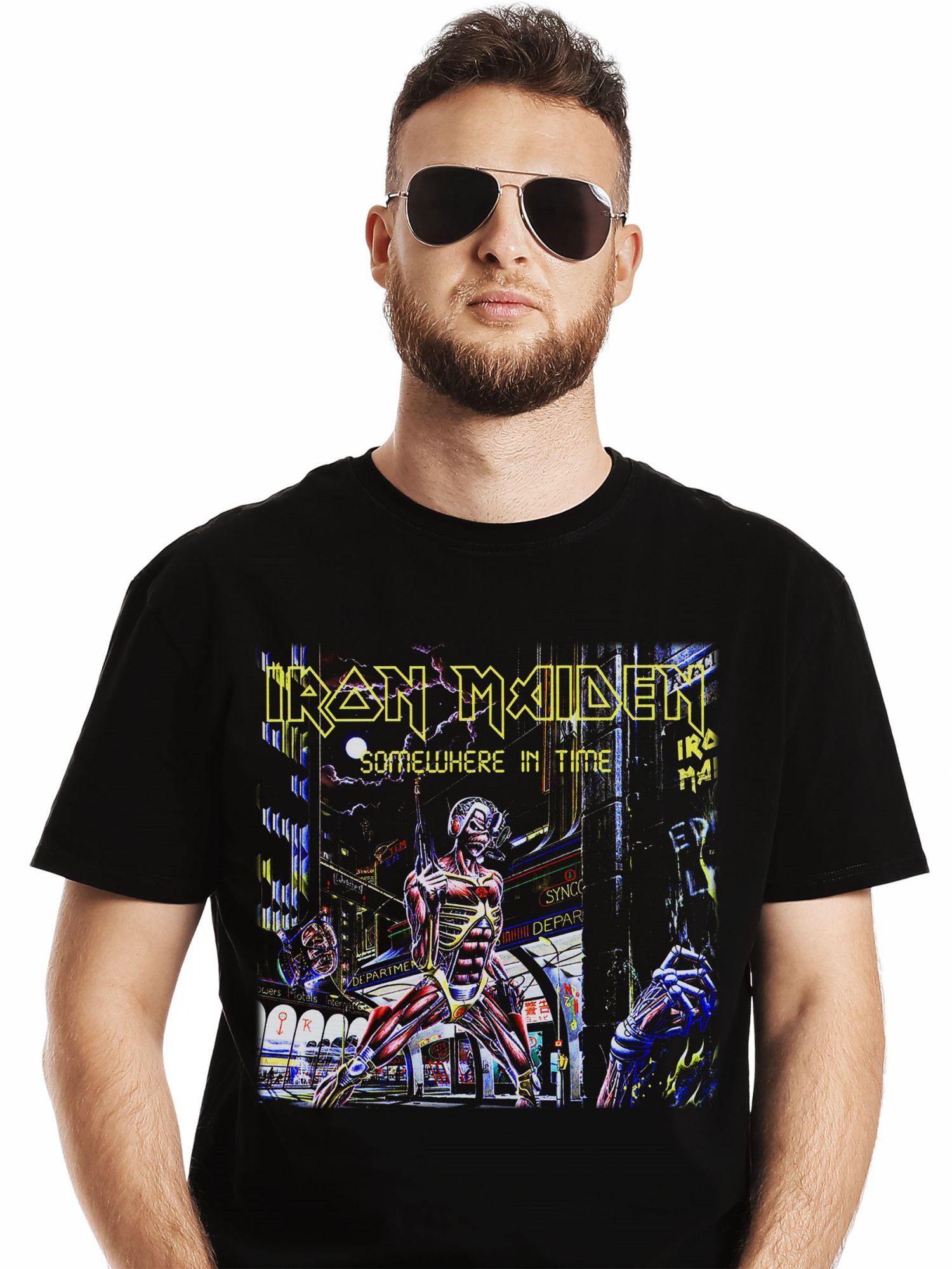 Polera Iron Maiden Somewhere In Time-0
