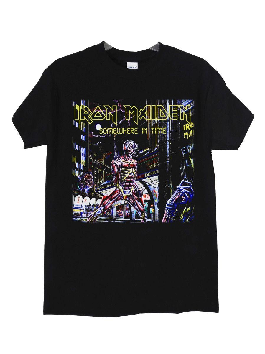 Polera Iron Maiden Somewhere In Time-2