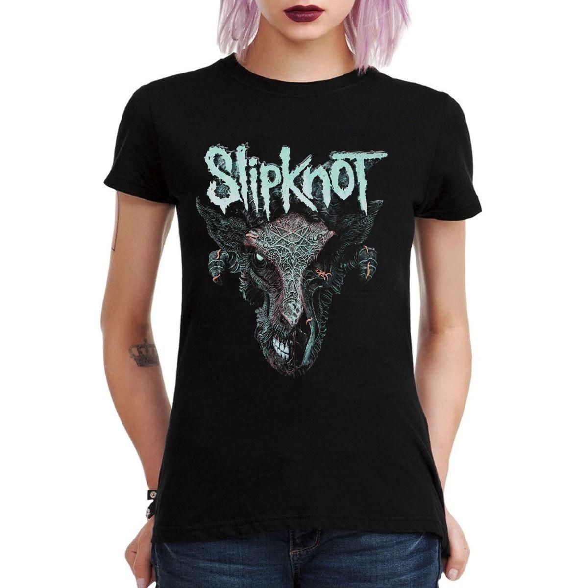 SLIPKNOT IOWA SKULL POLERA MUJER-2