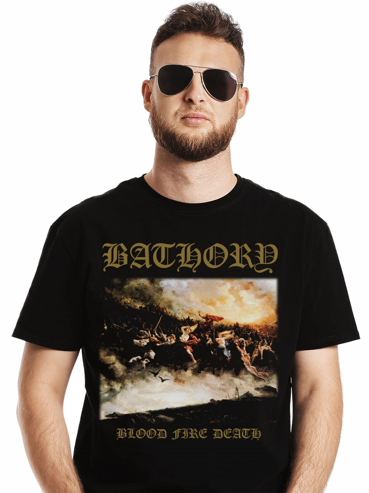 Polera Bathory Blood Fire Death-0