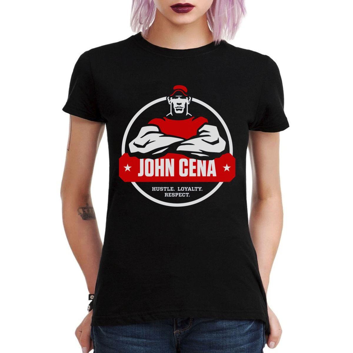WWE JOHN CENA HUSTLE POLERA MUJER-2