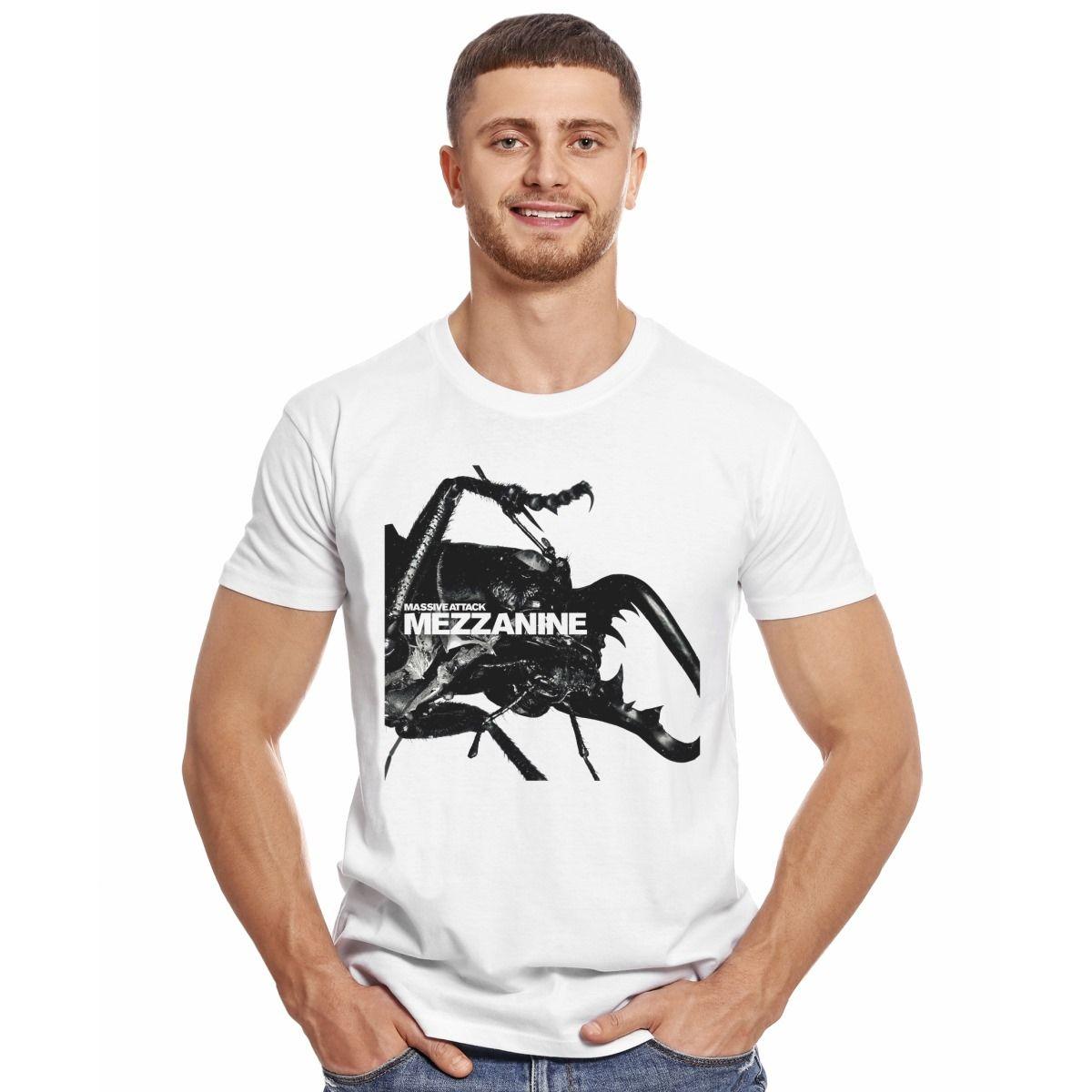 MASSIVE ATTACK MEZZANINE POLERA MANGA CORTA HOMBRE-2