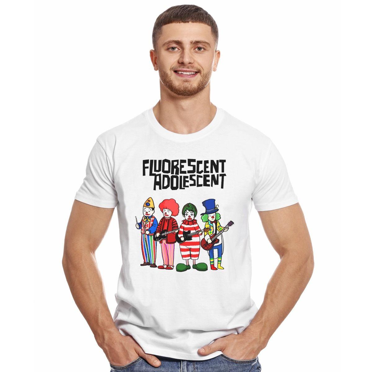 ARCTIC MONKEYS FLUORESCENT ADOLESCENT POLERA MANGA CORTA HOMBRE-2