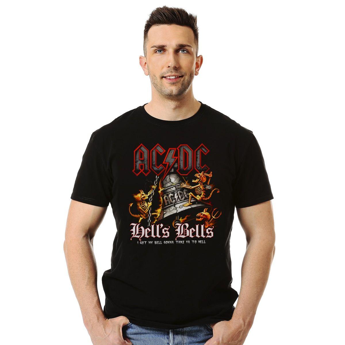 ACDC HELLS BELLS POLERA MANGA CORTA HOMBRE-2