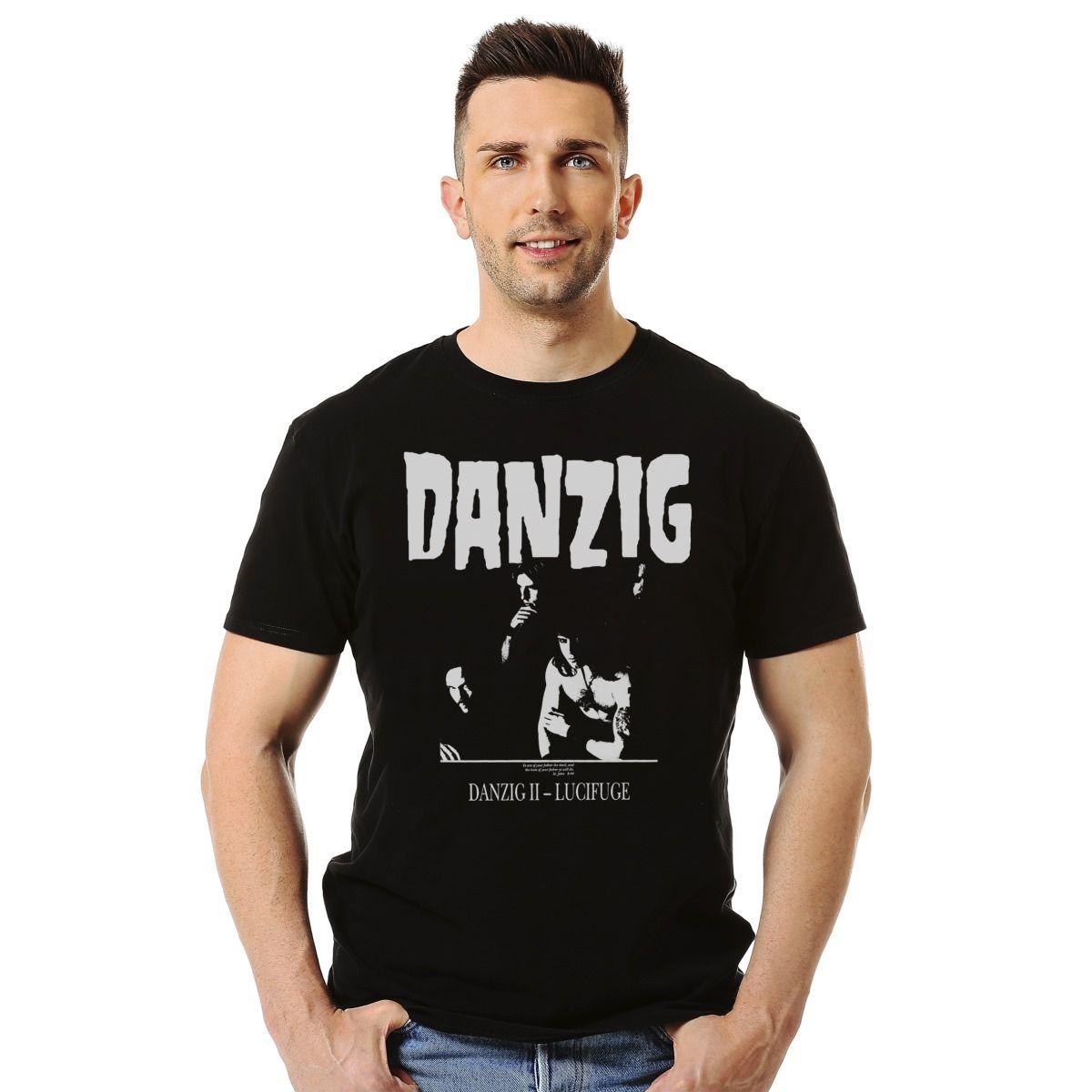 DANZIG II LUCIFUGE STENCIL POLERA MANGA CORTA HOMBRE-2