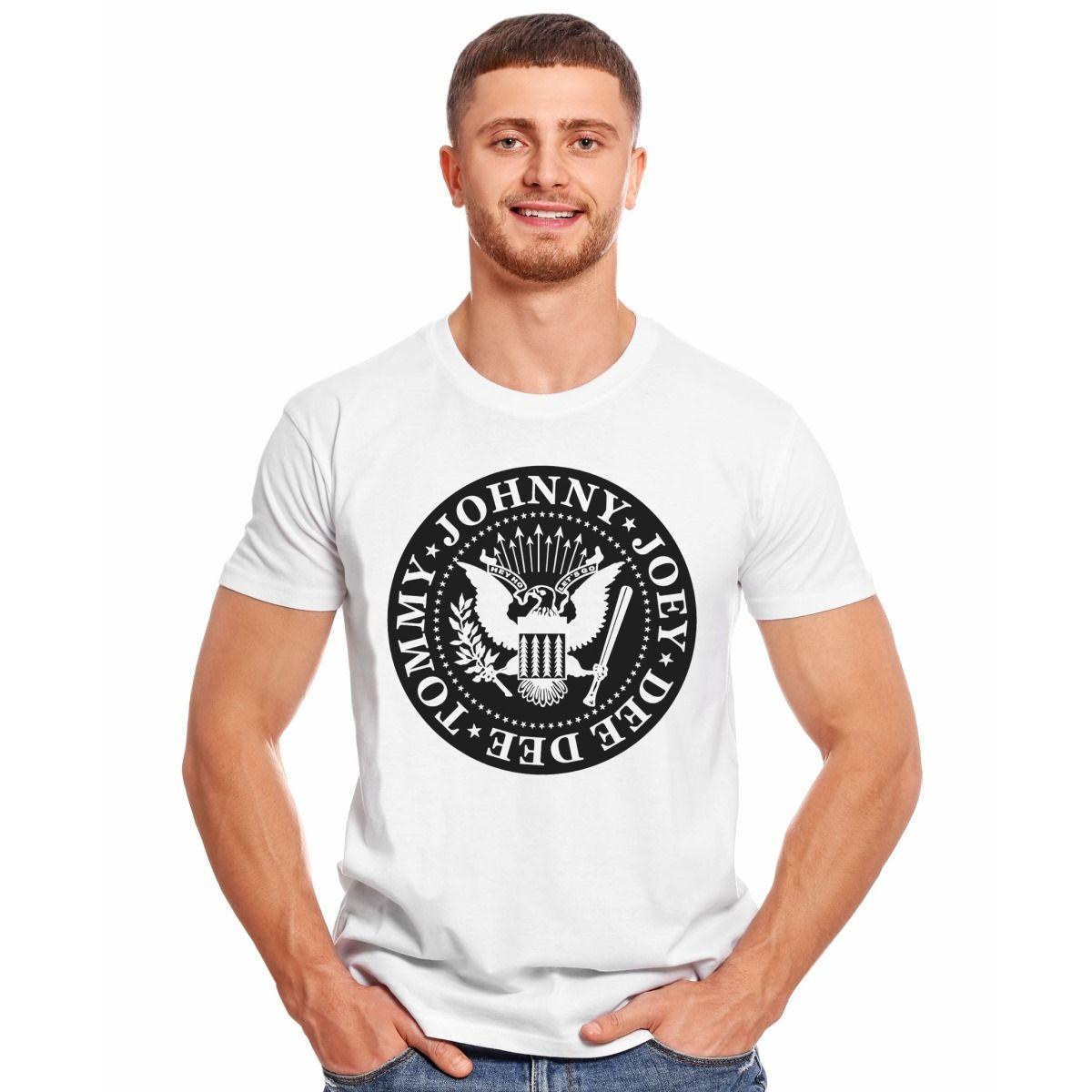 RAMONES JOHNNY JOEY DEE DEE TOMMY POLERA MANGA CORTA HOMBRE-2