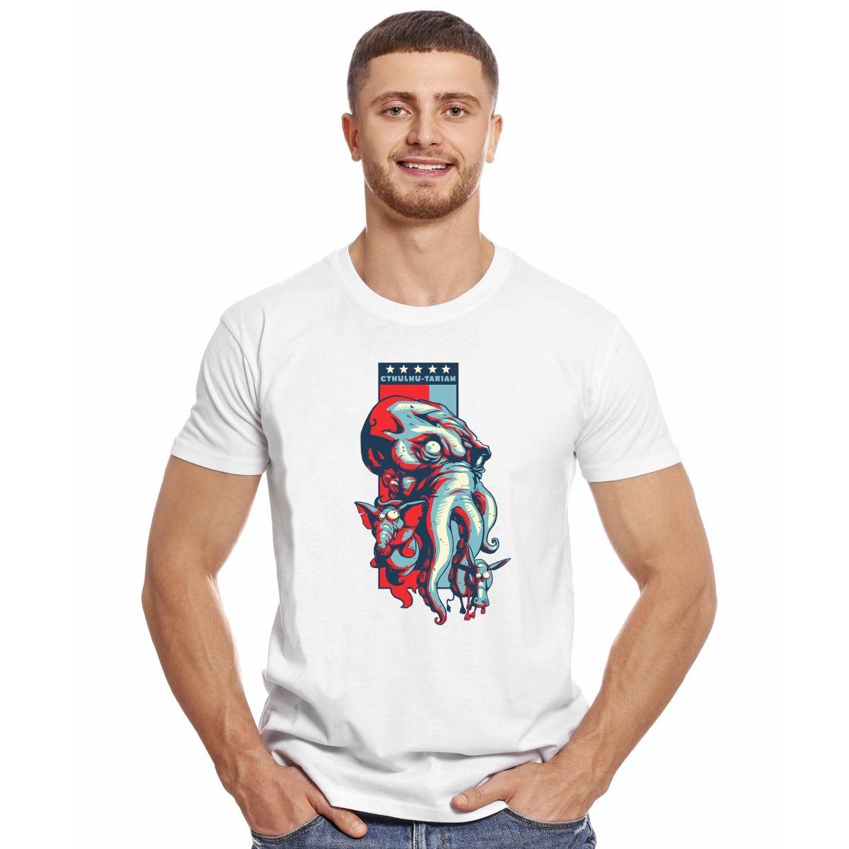 HP LOVECRAFT CTHULHU PRESIDENT POLERA MANGA CORTA HOMBRE-2