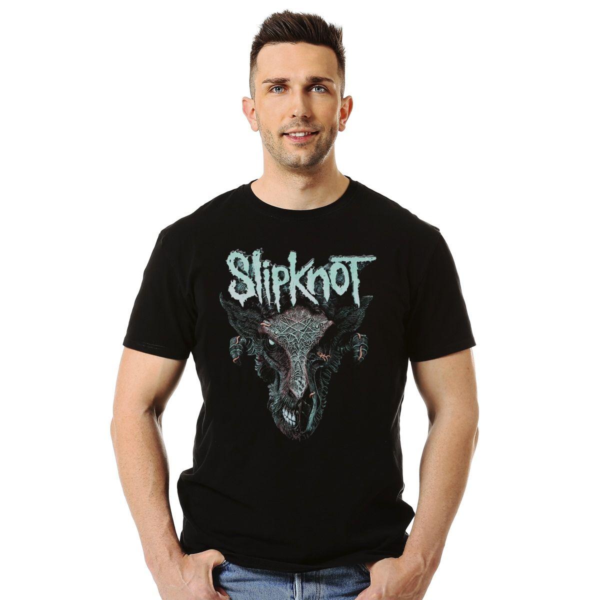 SLIPKNOT IOWA SKULL POLERA MANGA CORTA HOMBRE-2