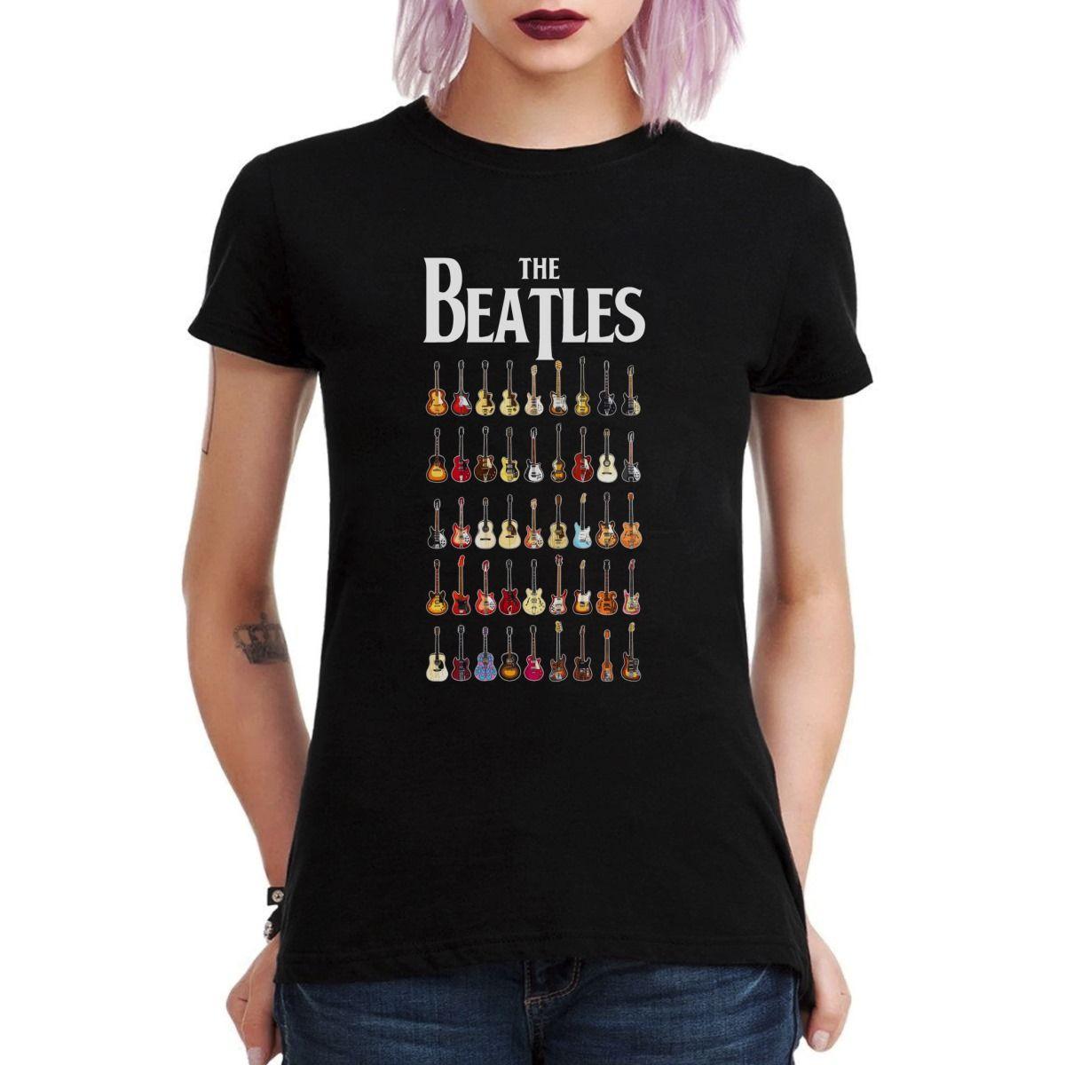 THE BEATLES GUITAR POLERA MUJER-2