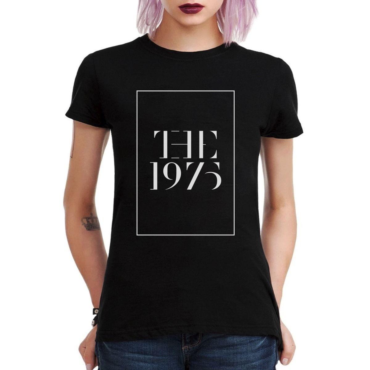 THE 1975 LOGO POLERA MUJER-2