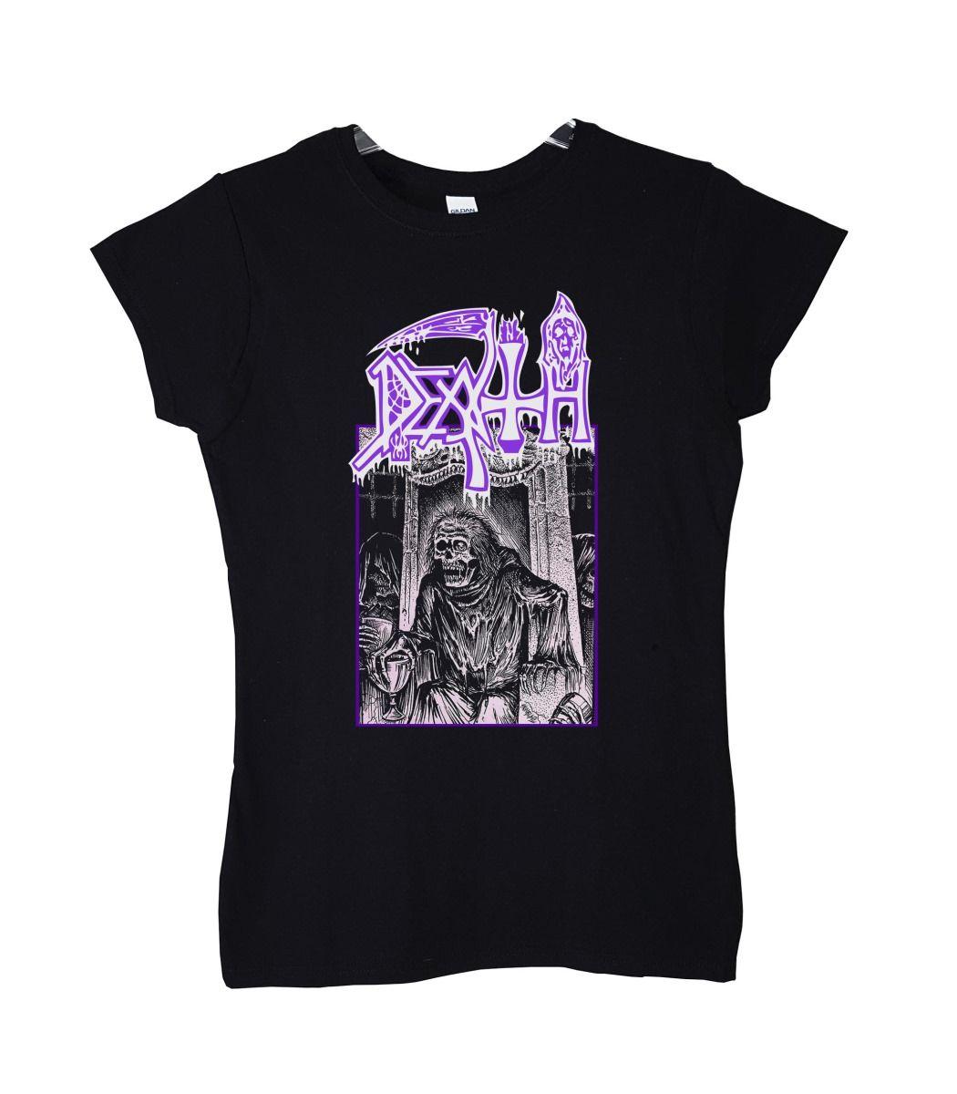 DEATH SCREAM BLOODY GORE STENCIL POLERA MUJER-1
