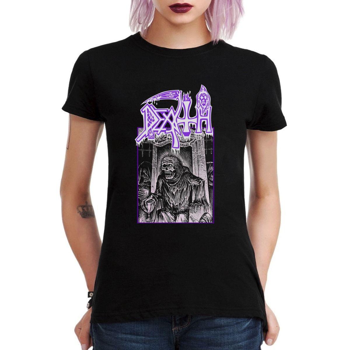 DEATH SCREAM BLOODY GORE STENCIL POLERA MUJER-2