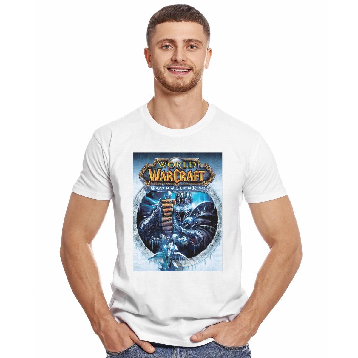 WORLD OF WARCRAFT WRATH OF THE LICH KING POLERA MANGA CORTA HOMBRE-2