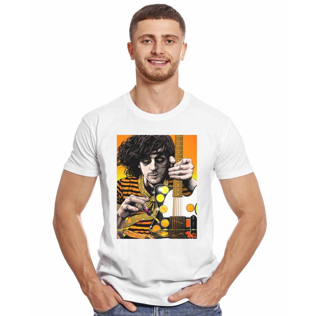PINK FLOYD SYD BARRETT ACID SEA POLERA MANGA CORTA HOMBRE-2