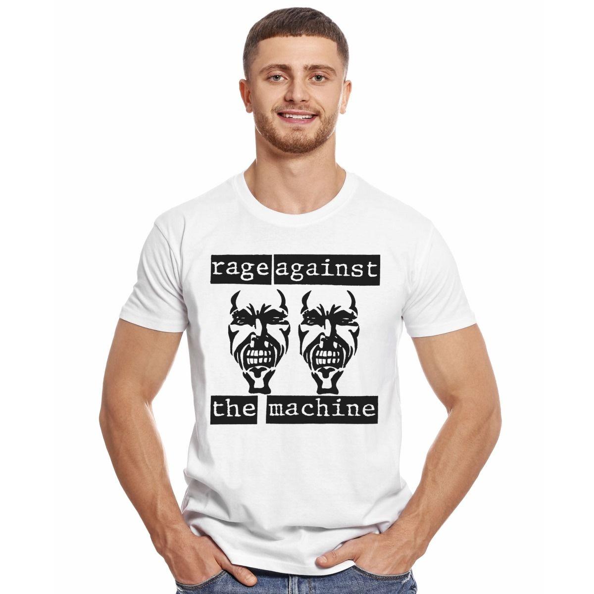 RAGE AGAINST THE MACHINE FACES POLERA MANGA CORTA HOMBRE-2