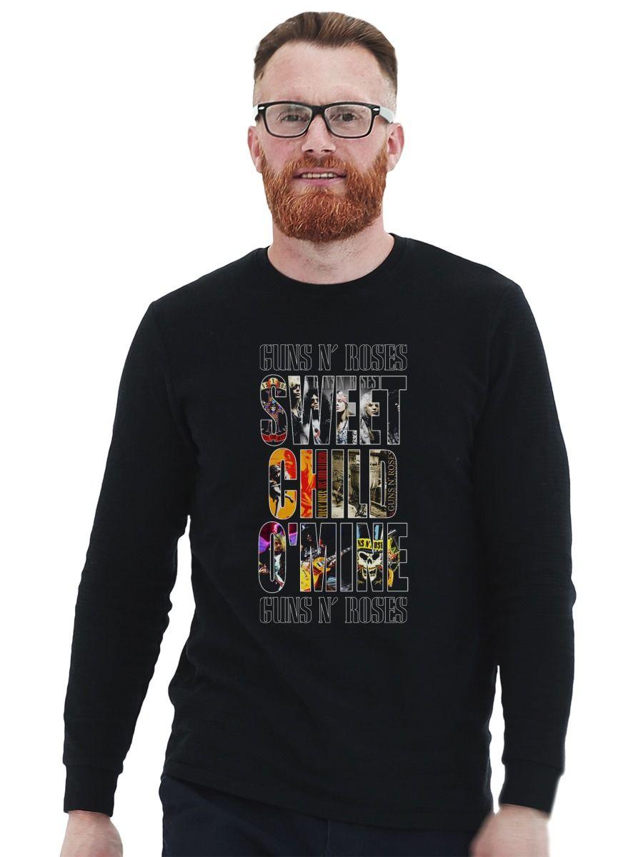 GUNS N ROSES SWEET CHILD O MINE POLERA MANGA LARGA-0