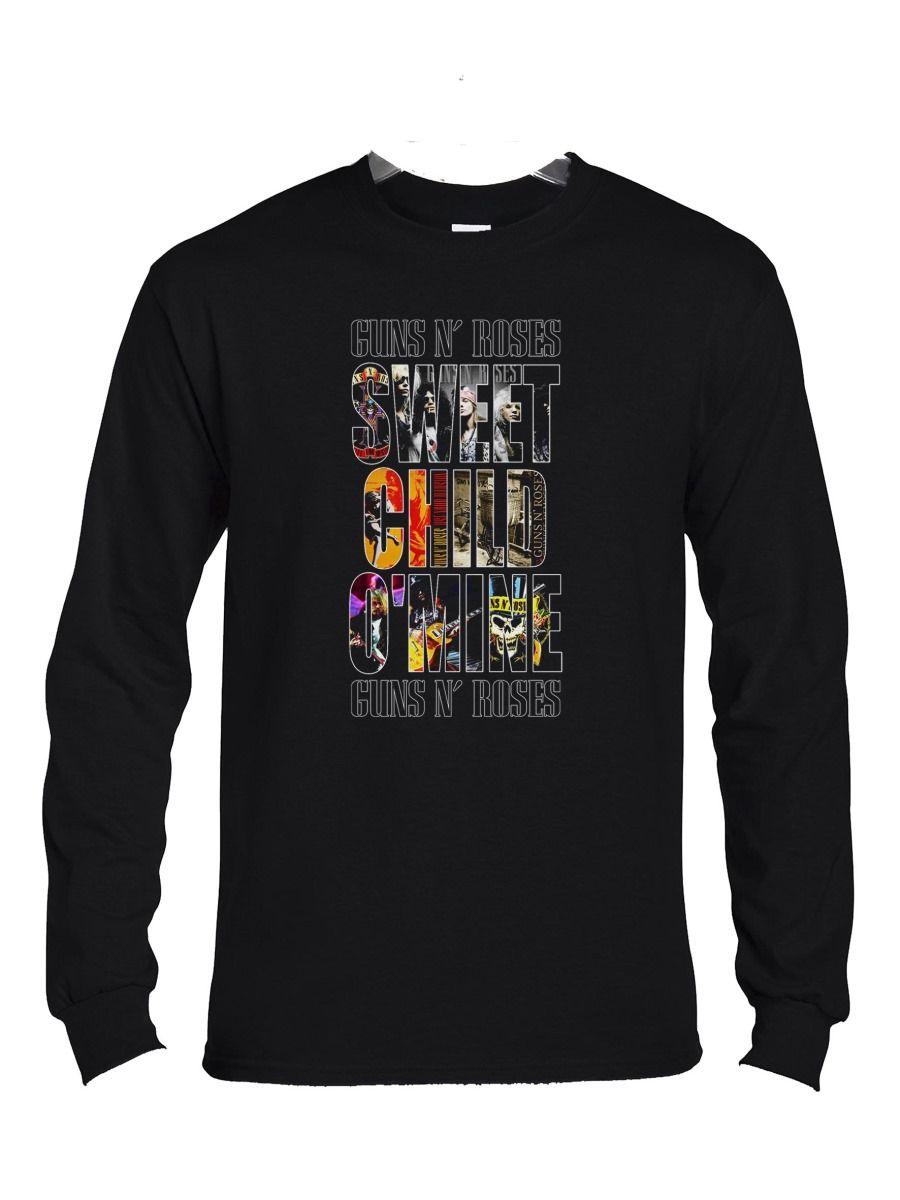 GUNS N ROSES SWEET CHILD O MINE POLERA MANGA LARGA-1