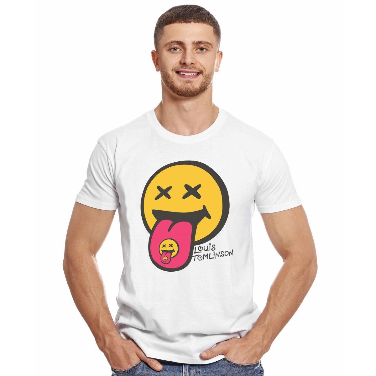 LOUIS TOMLINSON LOGO ONE DIRECTION POLERA MANGA CORTA HOMBRE-2